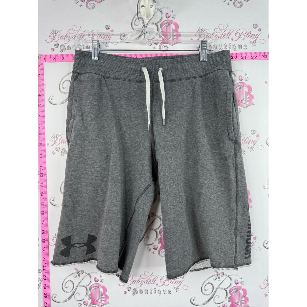 Under Armour shorts black Gray Drawstring Athletic Shorts